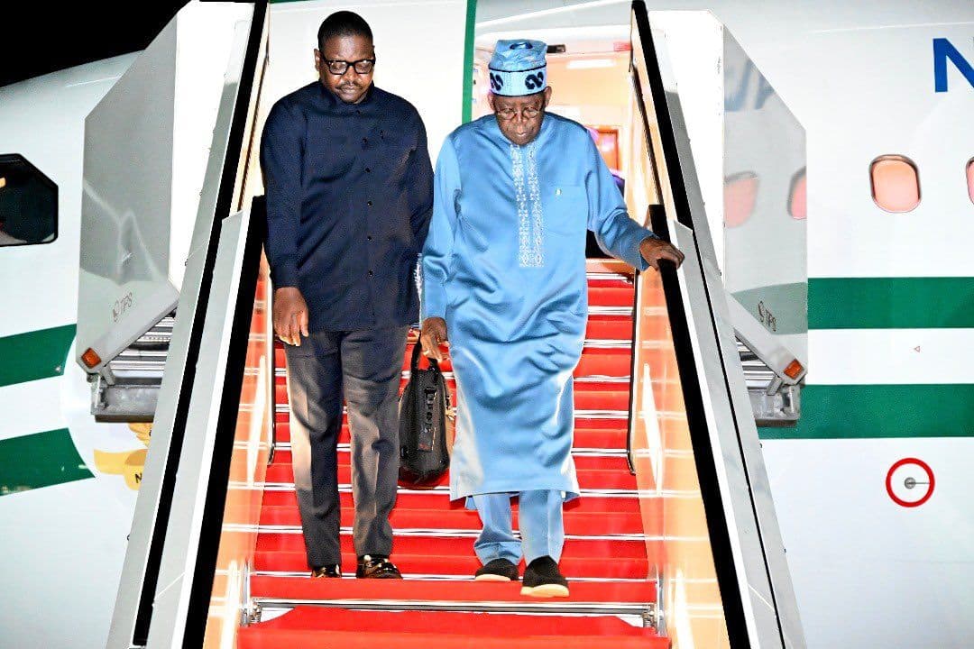 Tinubu returns to Abuja after state visit to Turkey