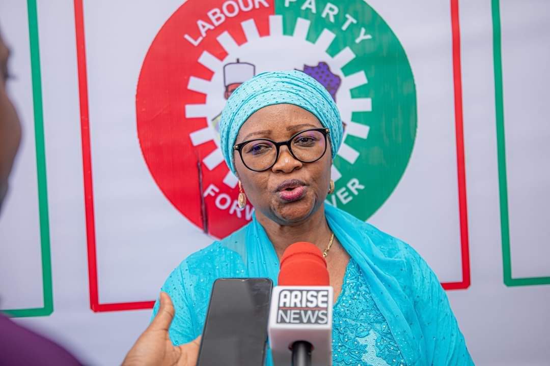 Leadership crisis: Heavy security as Nenadi Usman takes over LP secretariat