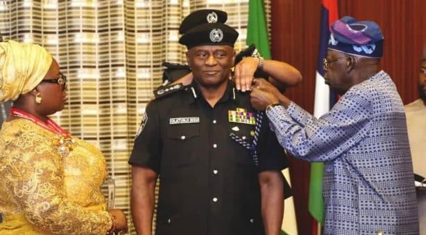 Tinubu swears in Tunji Disu as IGP