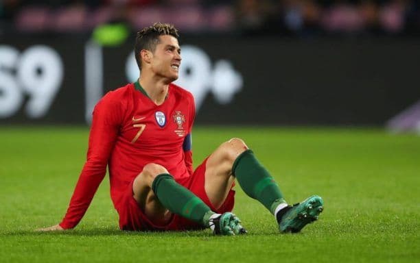 Ronaldo sent off, faces World Cup suspension