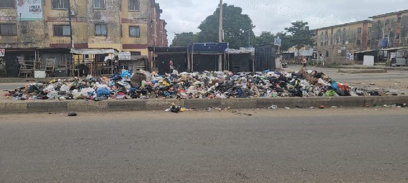 Residents lament as refuse takes over Lagos community road