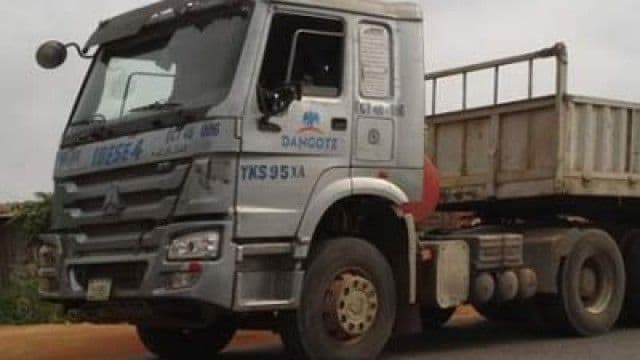 Dangote truck driver crushes LASTMA officer, two others to death in Lagos