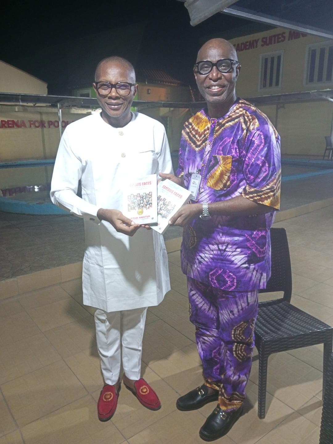 Photo: Sam Omatseye Endorses Famous Faces By Azuh Amatus