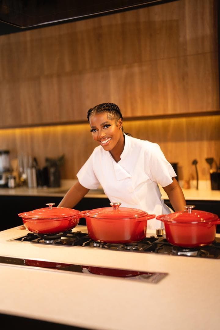 Largest jollof rice pot: Hilda Baci receives second Guinness World Record plaque